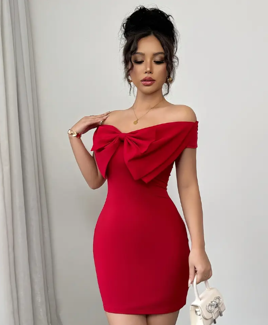 rotes Party Kleid für besondere Anlässe