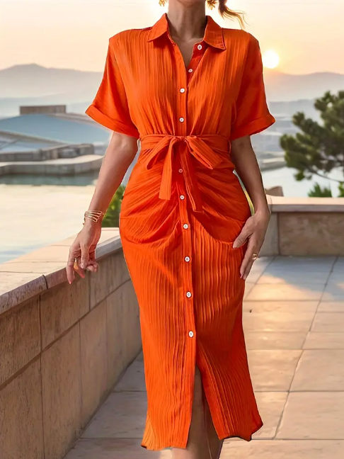 Maxi Sommer Blusenkleid perfekt für den Sommer