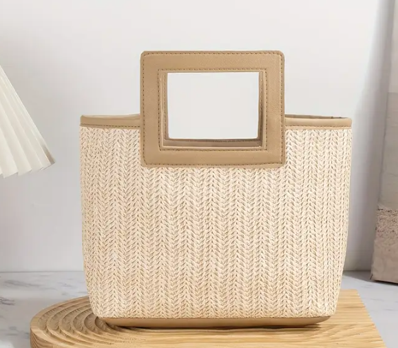 Strohtasche mini