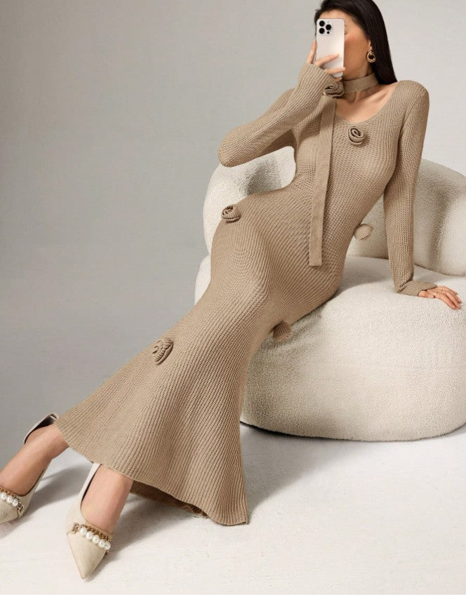 Gestricktes Sweatkleid für Damen