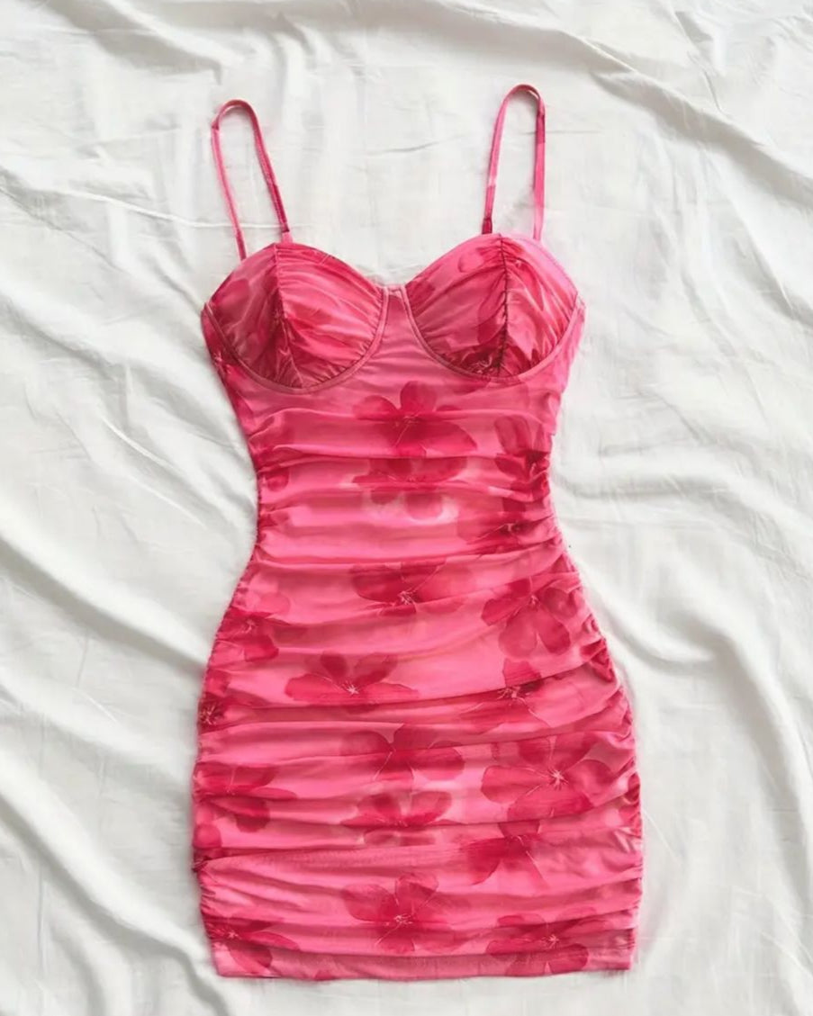 rosa Sommerkleid