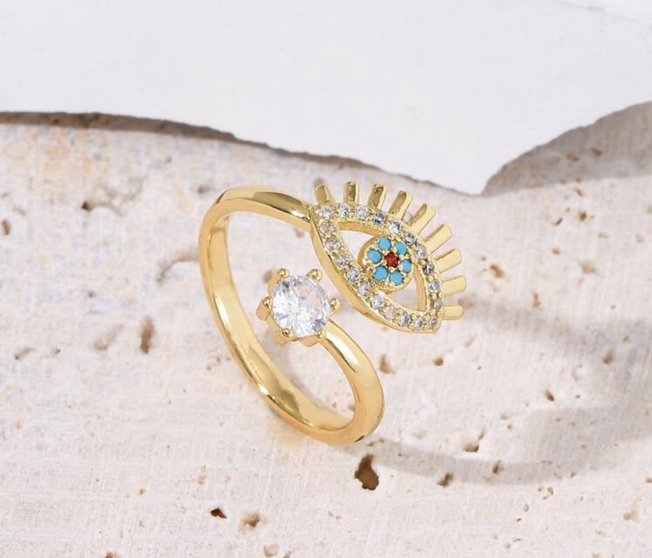 Ring mit Nazar Auge