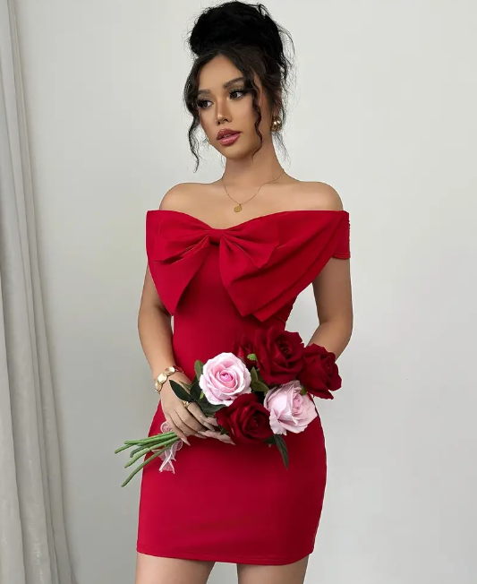 rotes Party Kleid für besondere Anlässe