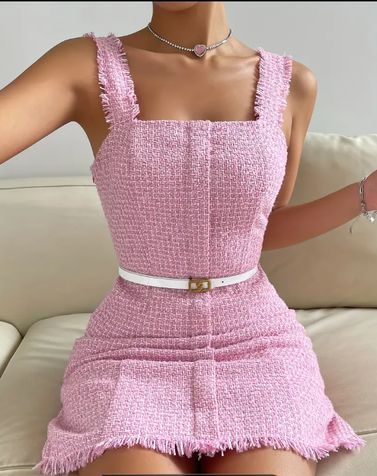 mini Kleid rosa elegant