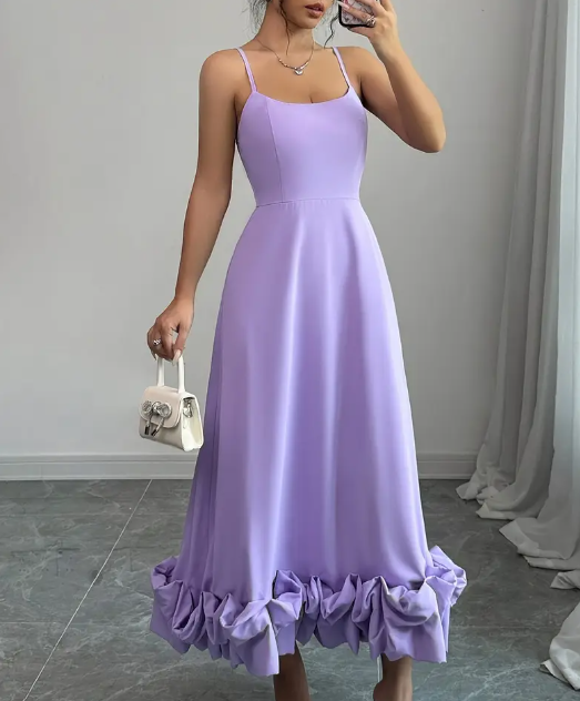 maxi Kleid Lilla