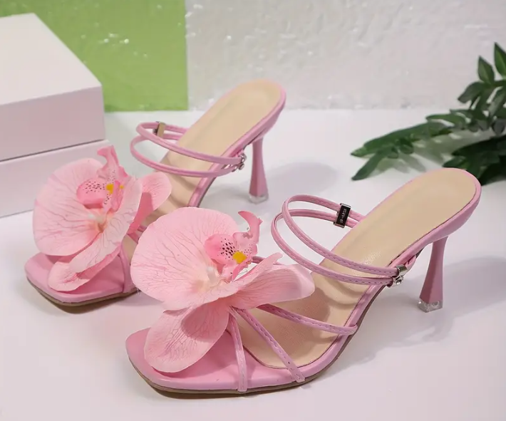 rosa Sommerschuhe für Damen