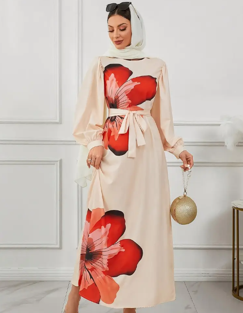 Kleid mit Blumenmuster