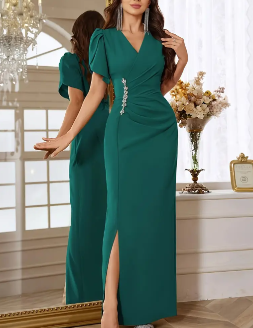 Abendkleid mit Strasssteine