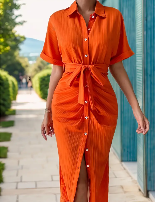 Maxi Sommer Blusenkleid perfekt für den Sommer