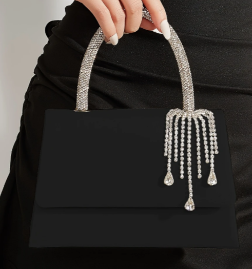 Elegantes Rhinestone-Pendel Damenparty-Clutch