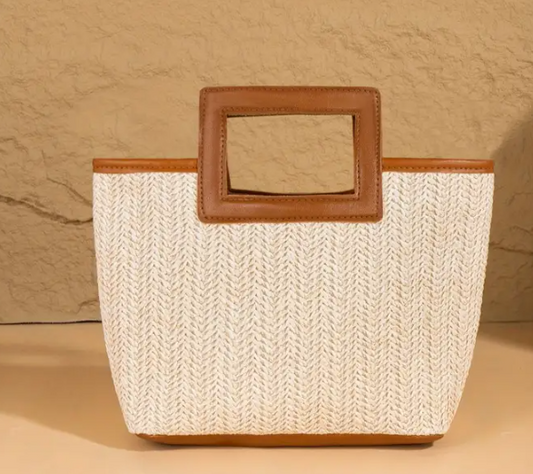 Strohtasche mini
