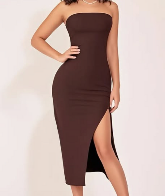 Braunes Kleid