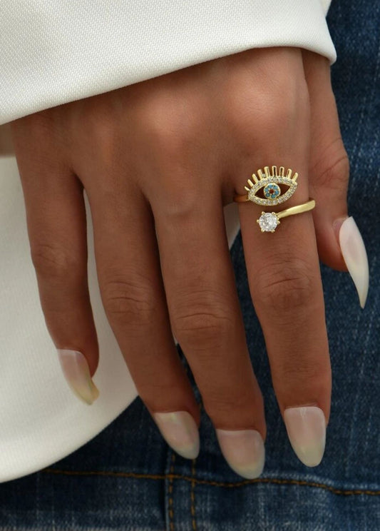 Ring mit Nazar Auge